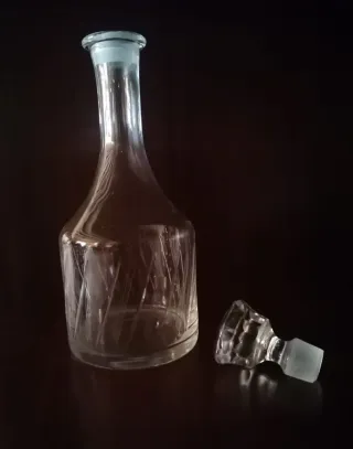 Caraffa, decanter e bicchieri in cristallo