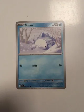 Carta Pokémon Snom 052/217