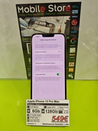Apple iPhone 13 Pro Max 128GB Oro
