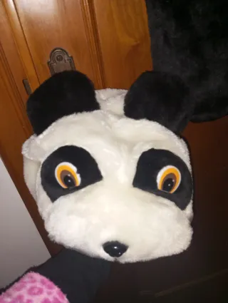 Vestito panda 4-5 anni unisex