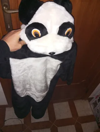 Vestito panda 4-5 anni unisex