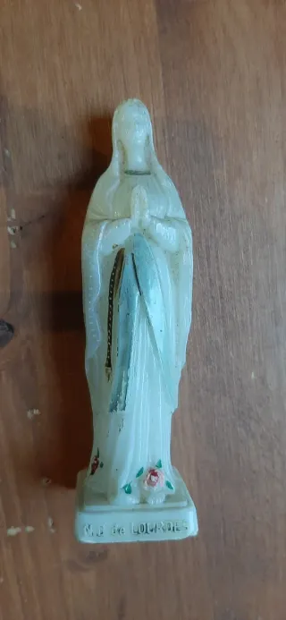 3 Madonne di Lourdes luminescenti vintage