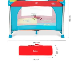 Parque Infantil ALUMINIUM 96x96 cm - Plegable.