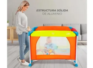 Parque Infantil ALUMINIUM 96x96 cm - Plegable.