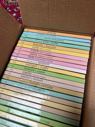 Libri di cucina “piccola enciclopedia del gusto”