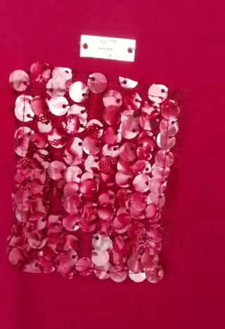 Camisola mujer rosa lentejuelas