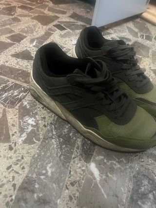 Scarpe Asics Grigie e Verdi