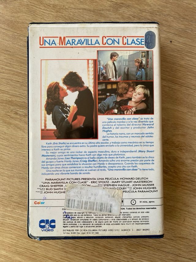 Película VHS Una Maravilla con Clase