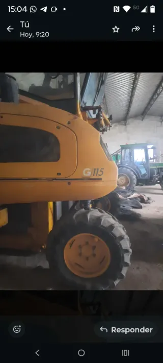 Máquina vendimiadora Gregoire G115