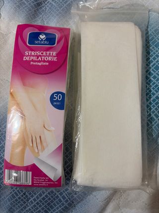 Setablu Strisce Depilatorie Pretagliate 50 Pezzi