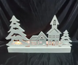 Portavelas Navideño