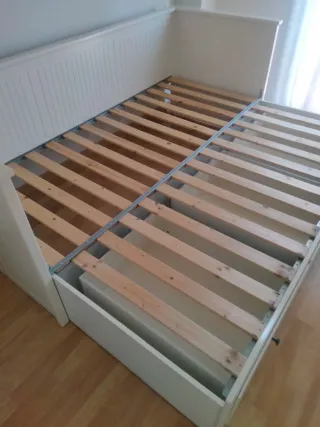 Diván Blanco Ikea con Cajones