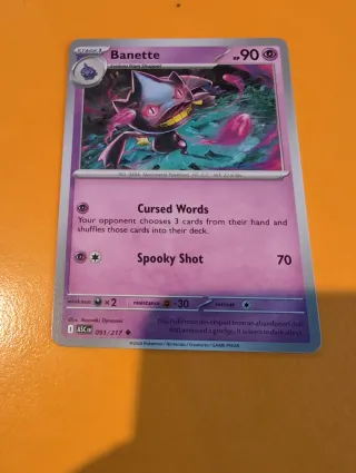Pokémon TCG Banette 091/217 ASCEN