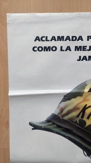 Cartel original La chaqueta metálica (Kubrick 1987