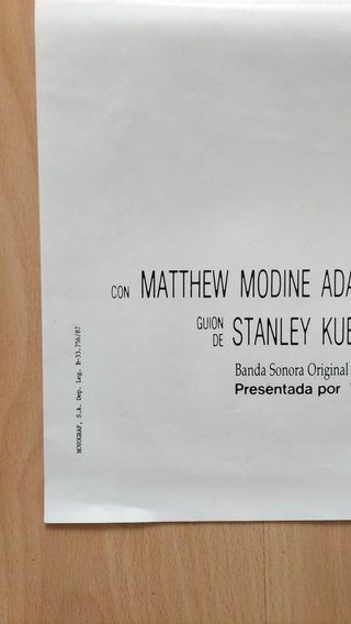 Cartel original La chaqueta metálica (Kubrick 1987