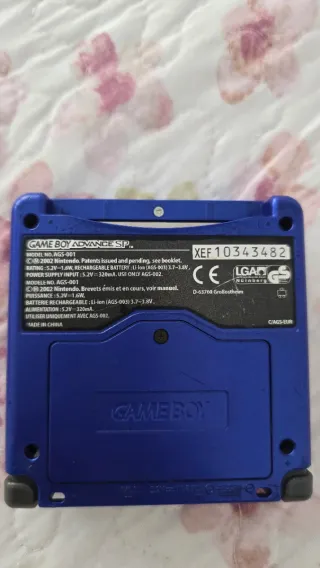 Nintendo Game Boy Advance SP Azul