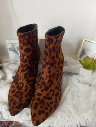 Stivaletti donna fantasia leopardo