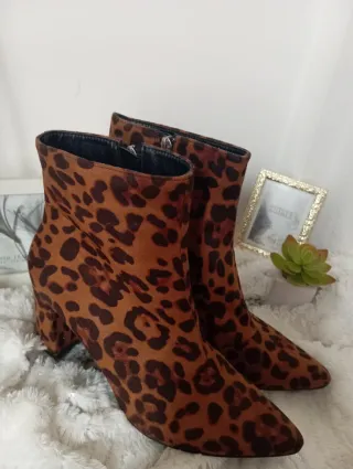 Stivaletti donna fantasia leopardo