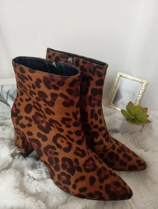 Stivaletti donna fantasia leopardo