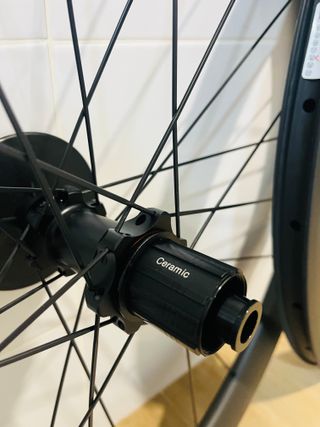 Ruedas carbono 58mm buje cerámico nuevas