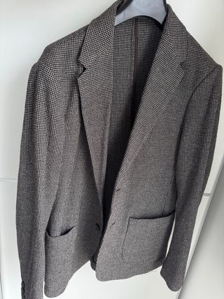 Americana Zara Marrón y Blanca Talla M