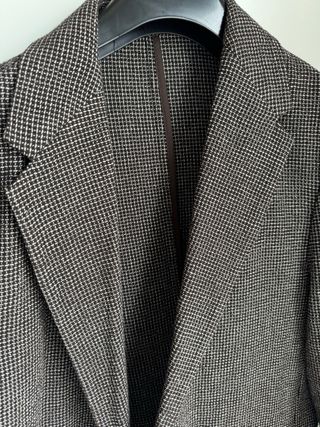 Americana Zara Marrón y Blanca Talla M