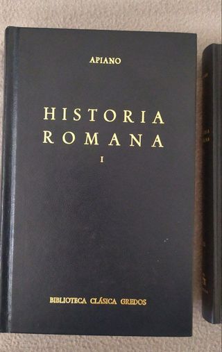 LOTE APIANO - HISTORIA ROMANA. GREDOS