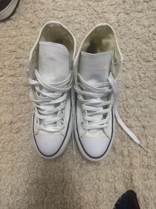 Converse Blancas Plataforma