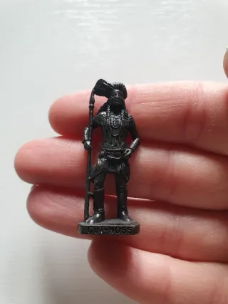 Statuette Metallo Brunito Vintage Kinder