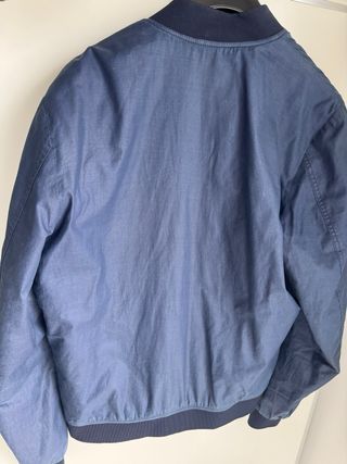 Cazadora Bomber Zara Azul Talla M