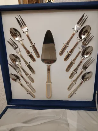 Juego Postre Cerámica alta calidad estilo Limoge