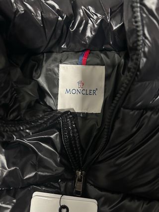 Casaco Moncler Preto Tamanho L