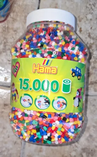 Bote Cuentas Hama 15.000 uds