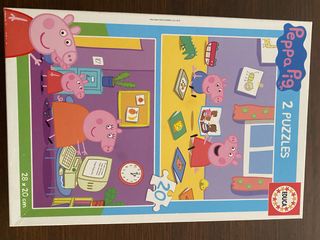 Puzzle Peppa Pig 2 Puzzles +3 Años