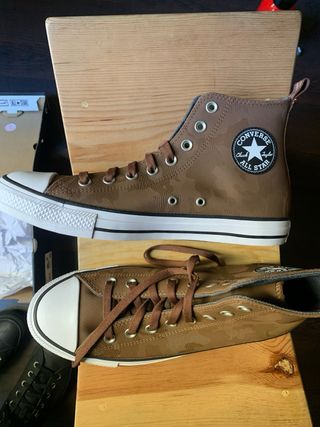 Converse Chuck Taylor Piel Marrón con Motivo