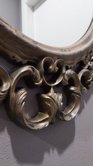 Espejo barroco dorado antiguo 58x84 cm