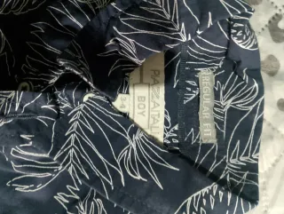 Camicia bambino fantasia floreale