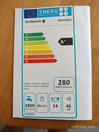 Diversos accesorios lavavajillas De Dietrich