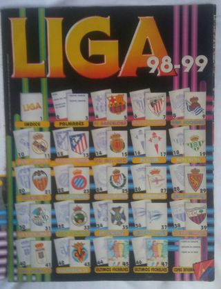 Álbum Cromos Liga 98/99