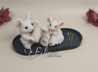 Vela decorativa San Valentín.