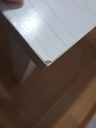 Mesa de comedor extensible blanca