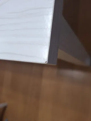 Mesa de comedor extensible blanca