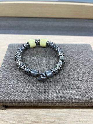 Pulsera UNO de 50 Plata y Amarillo