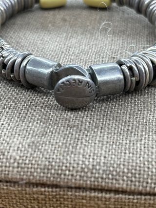 Pulsera UNO de 50 Plata y Amarillo