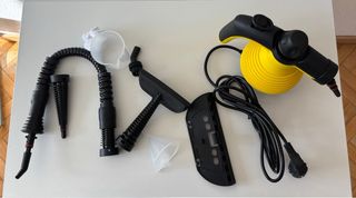 Limpiador a Vapor Amarillo y Negro