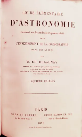 LIBRO ANTIGUO ILUSTRADO. ASTRONOMÍA (1870)