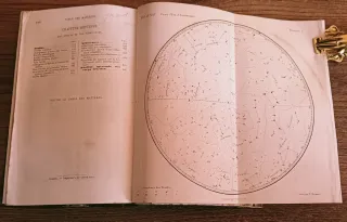 LIBRO ANTIGUO ILUSTRADO. ASTRONOMÍA (1870)