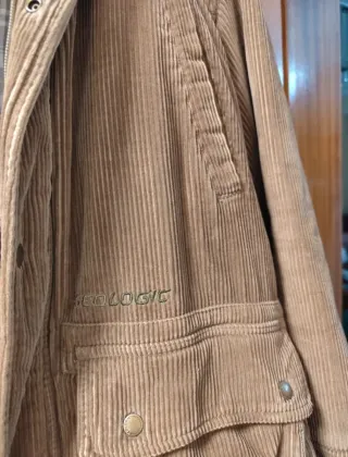 Chaquetón de pana caballero marrón