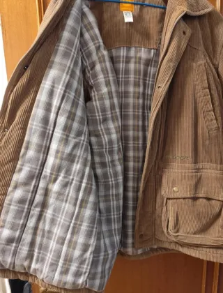 Chaquetón de pana caballero marrón