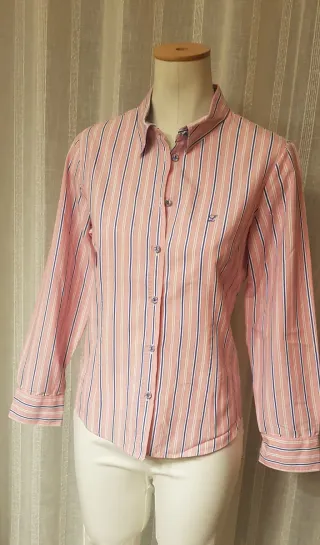 Camisa de rayas rosa y azul de Lloyds